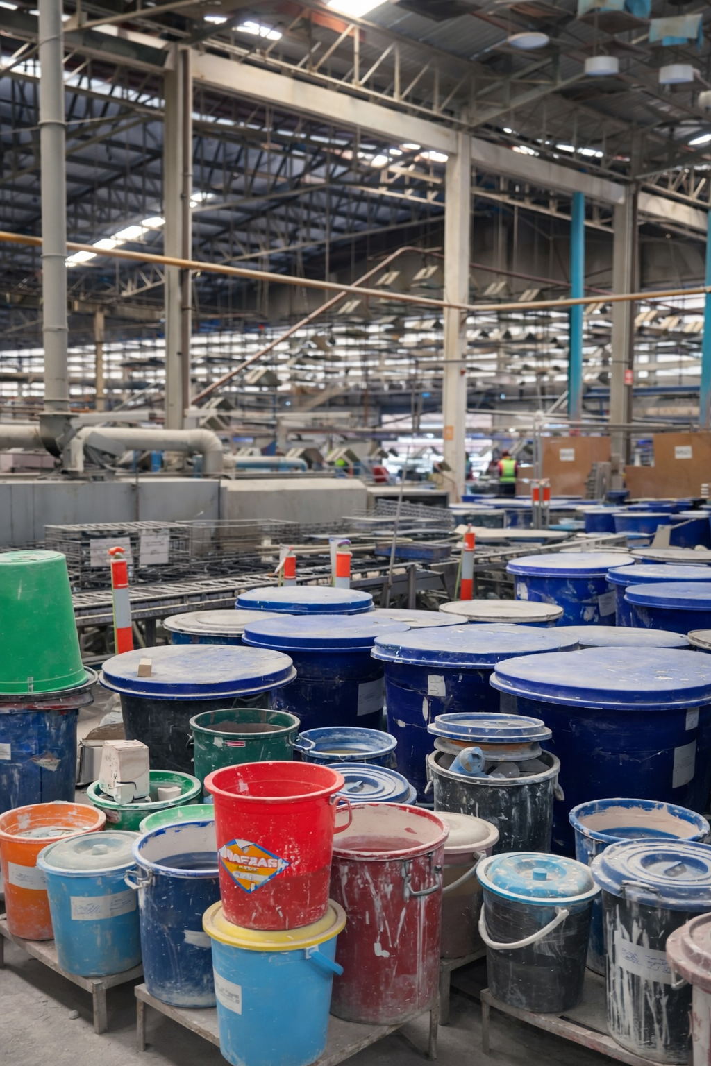 Close-up of a potter's hands shaping clay on a wheel